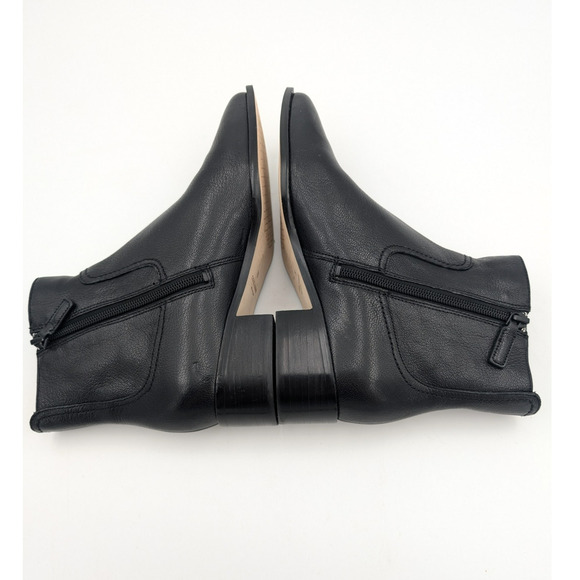 Cole Haan Naia Pointed Toe Block Heel Booties Women's Black Size US7.5B - Picture 5 of 7